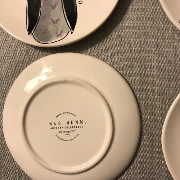 🎃 RAE DUNN Halloween plates. Set of 4 plates- NEW - Picture 2 of 2